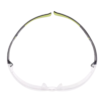 3M™ SecureFit™ Schutzbrillen Serie 400 – Deine leichte Wahl für sicheren Augenschutz. Dieses Modell mit nur 19 g bietet randlose Polycarbonatscheiben und die innovative 3M™ Bügeldruckverteilungstechnologie. Die Bügel passen sich natürlich deiner Kopfgröße