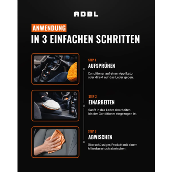Preview: ADBL Leather Conditioner Lederpflege mit Canyon Trigger 500ml