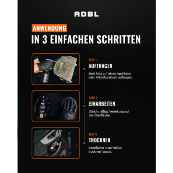 Preview: ADBL Interior Matt MAX Kunststoffpflege mit Canyon Trigger 1L
