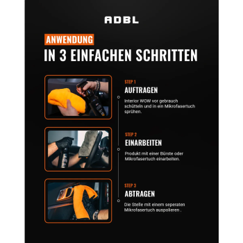 Preview: ADBL Interior WOW Kunststoffpflege mit Canyon Trigger 1L
