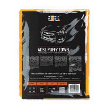 ADBL Puffy Towel Poliertuch 840GSM 41×41