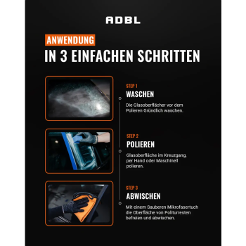 Preview: ADBL Glass Polish Glaspolitur 200ml