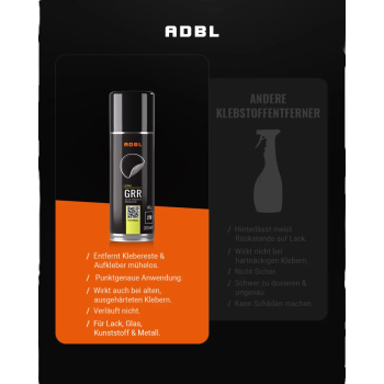 ADBL GRR Glue Residue Remover Klebstoffentferner 200ml