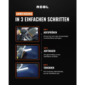 Preview: ADBL IPA Isopropanol Lackreiniger mit Canyon Trigger 1L