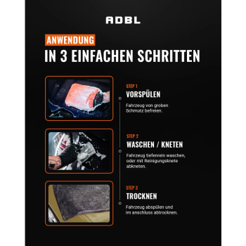 Preview: ADBL Wash and Clay Autoshampoo 500ml