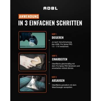 Preview: ADBL PreSpray PRO Polsterreiniger 500ml