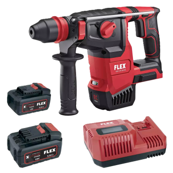 FLEX CHE 2-26 18.0-EC C Akku Kombi-Bohrhammer + P-Set 55 R