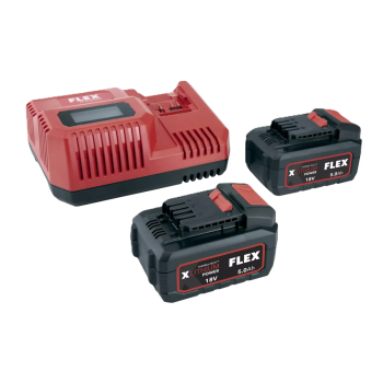 FLEX P-Set 55 R 18 V Akku & Schnellladegerät Set