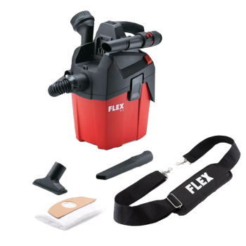 FLEX VC 6 L MC 18.0 Akku Kompaktsauger, 9-teilig