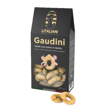 GAUDINI Taralli mit Thunfisch & Zwiebel I Inhalt: 200 g