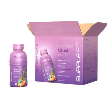 Myvera Crush Woman+ Nahrungsergänzungsmittel in Einzelflaschen à 285 ml (6er Pack) I Inhalt: 1710 ML