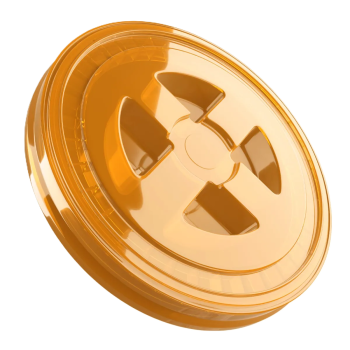 chemicalworkz Performance Bucket Lid Wascheimerdeckel Gold Transparent