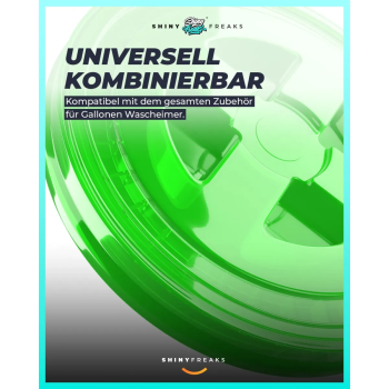 Preview: chemicalworkz Performance Buckets Wascheimer 3,5GAL Grün Transparent