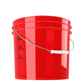 chemicalworkz Performance Buckets Wascheimer 3,5GAL Rot Transparent