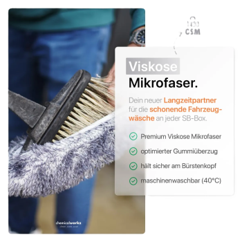 Preview: chemicalworkz Wash Brush Cover V2 1400GSM Grau 17×25cm