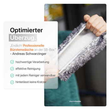 Preview: chemicalworkz Wash Brush Cover V2 1400GSM Grau 17×25cm