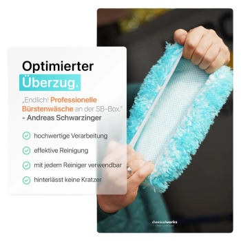 Preview: chemicalworkz Wash Brush Cover V2 1400GSM Türkis 17×25cm