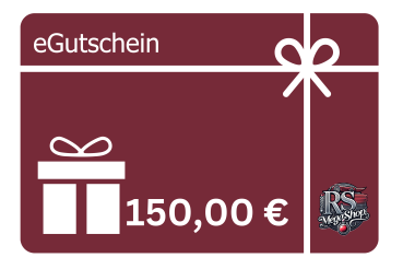 eGutschein im Wert von 150,00 €