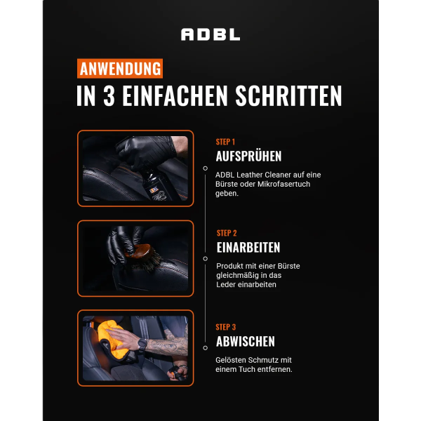 ADBL Leather Cleaner Lederreiniger mit Canyon Trigger 500ml