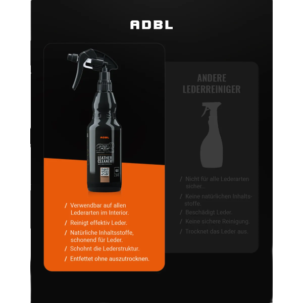 ADBL Leather Cleaner Lederreiniger mit Canyon Trigger 500ml