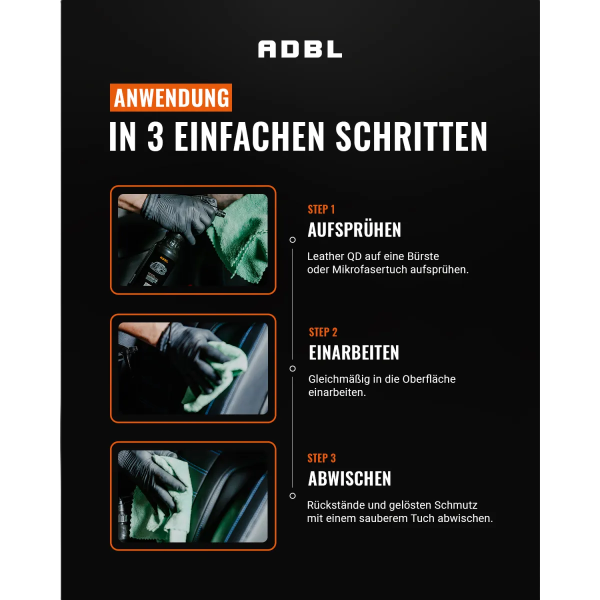 ADBL Leather QD Lederpflege mit Canyon Trigger 500ml