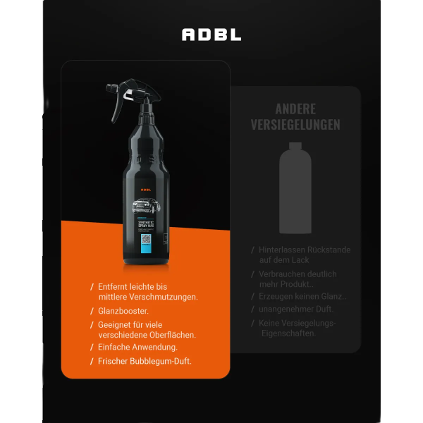 ADBL Synthetic Spray Wax Sprühwachs mit Canyon Trigger 500ml