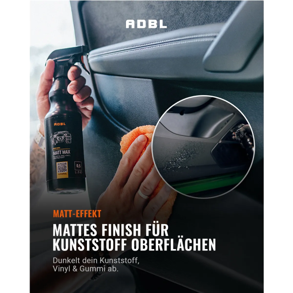 ADBL Interior Matt MAX Kunststoffpflege mit Canyon Trigger 1L