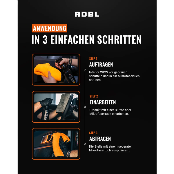 ADBL Interior WOW Kunststoffpflege mit Canyon Trigger 1L