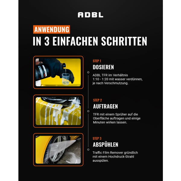 ADBL INDUSTRIAL Traffic Film Remover 1L