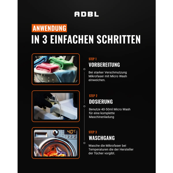 ADBL Micro Wash Storm Waschmittel 10L