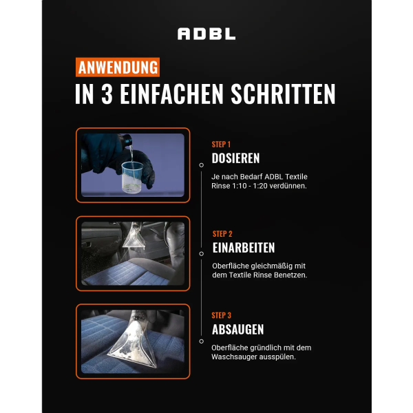 ADBL Textile Rinse Reiniger für Waschsauger 500ml