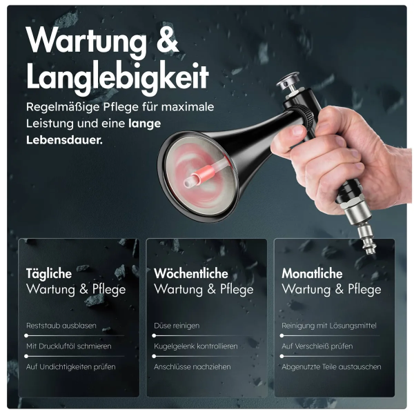 chemicalworkz Mini Air Gun Druckluft Ausblaspistole