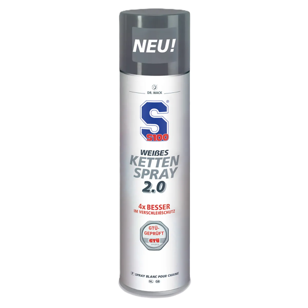 Dr. Wack S100 Weißes Kettenspray 2.0 Ölspray 400ml