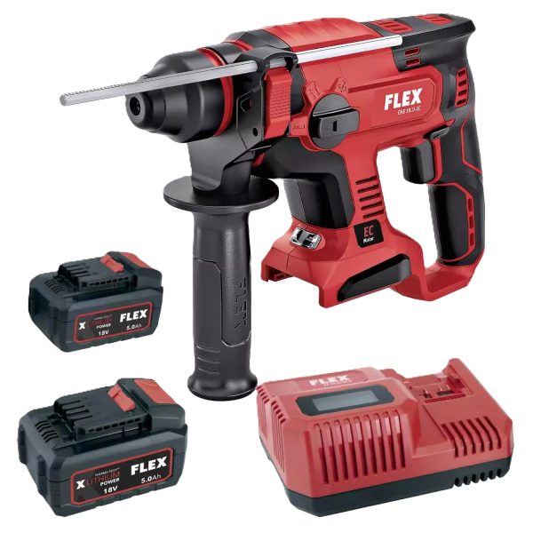 FLEX CHE 18.0-EC C Akku Kombi-Bohrhammer + P-Set 55 R