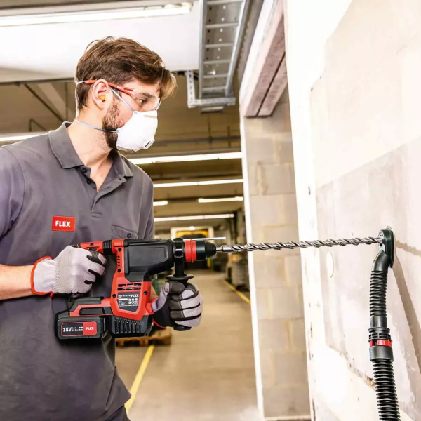 FLEX CHE 2-26 18.0-EC C Akku Kombi-Bohrhammer + P-Set 55 R
