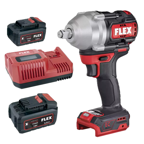 FLEX IW 1/2" 750 18.0-EC C Akku Schlagschrauber + P-Set 55 R