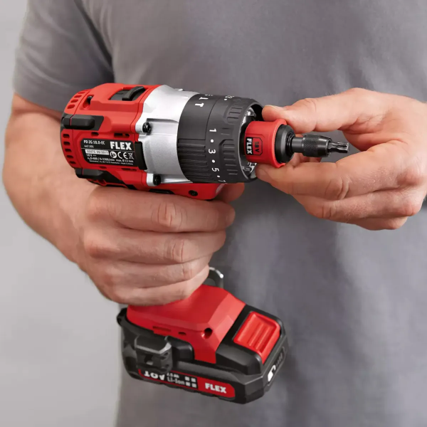 FLEX PD 2G 18.0-EC/5.0 Set - Akku Schlagbohrschrauber