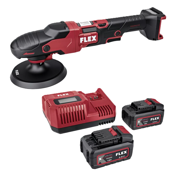 FLEX PE 150 18-EC Set Akku Rotationspoliermaschine