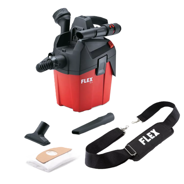 FLEX VC 6 L MC 18.0 Akku Kompaktsauger, 9-teilig