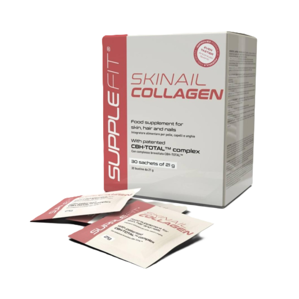 Skinail Collagen Nahrungsergänzungsmittel Für Haut, Haare und Nägel I Inhalt: 30 Beutel a 21 g