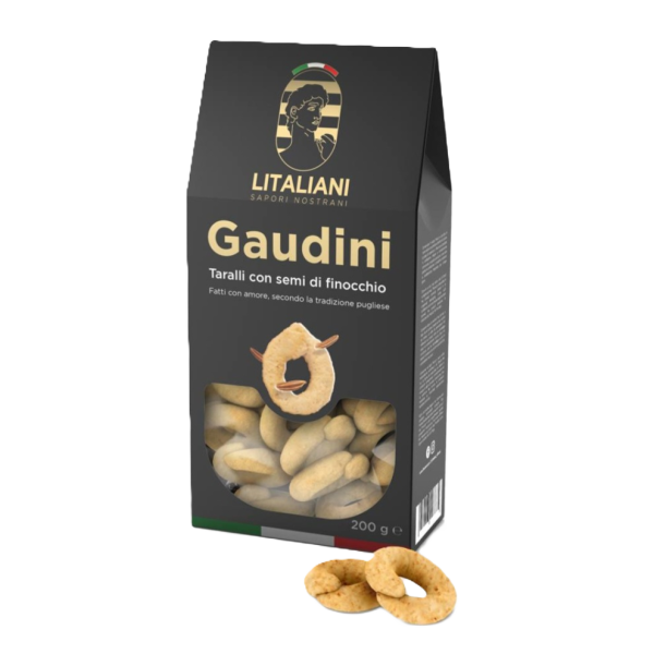 GAUDINI Taralli mit Fenchelsamen I Inhalt: 200 g