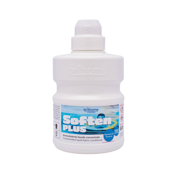 Soften Plus ,, Sanfte Reinheit" Konzentrierter Flüssiger Weichspühler 100 Wäschen (Vegan) I Inhalt: 500 ML