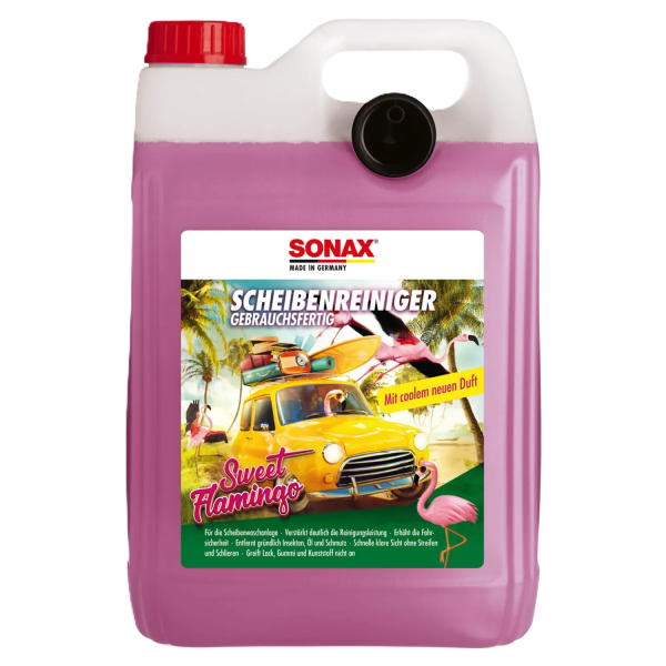 SONAX ScheibenReiniger gebrauchsfertig Sweet Flamingo 5L