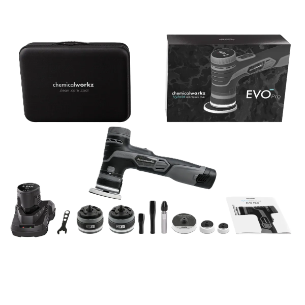 chemicalworkz EVO Mini Pro Akku Hybrid-Exzenter Poliermaschine