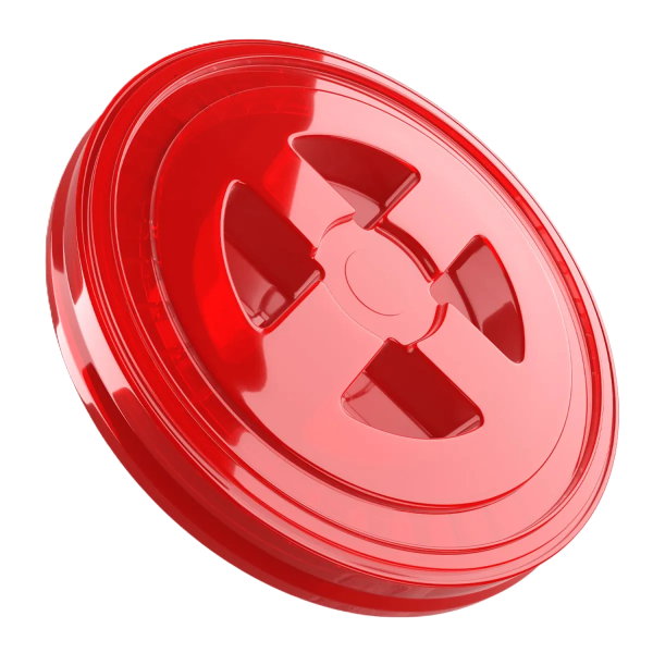 chemicalworkz Performance Bucket Lid Wascheimerdeckel Rot Transparent