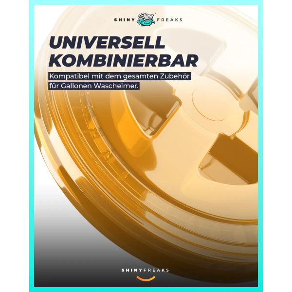 chemicalworkz Performance Buckets Wascheimer 3,5GAL Gold Transparent