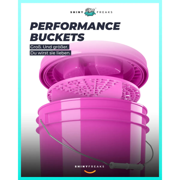 chemicalworkz Performance Buckets Wascheimer 3,5GAL Pink