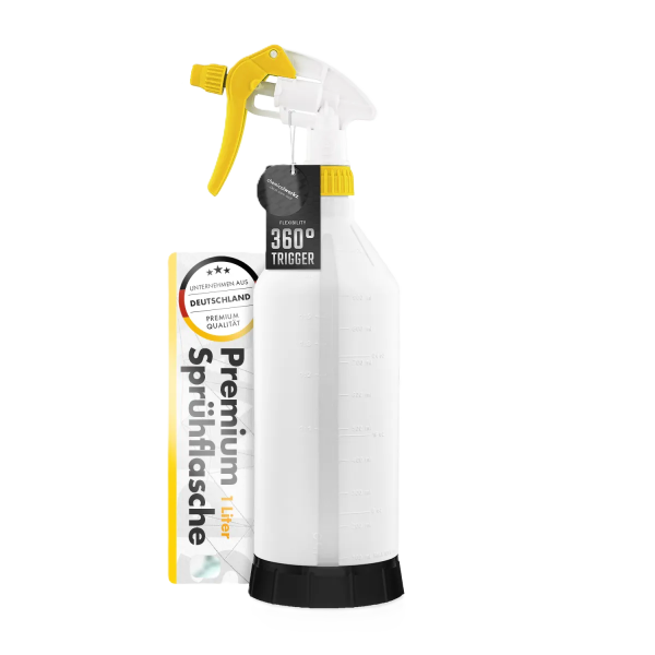 chemicalworkz Sprühflasche Gelb mit 360° Canyon Trigger 1L
