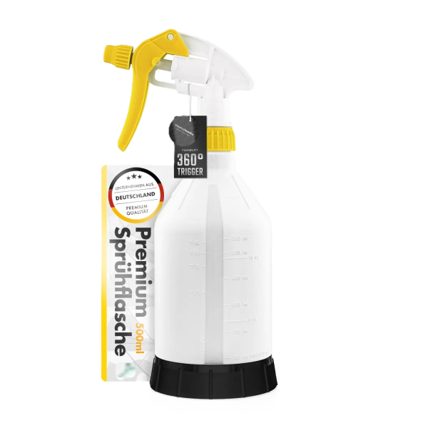 chemicalworkz Sprühflasche Gelb mit 360° Canyon Trigger 500ml