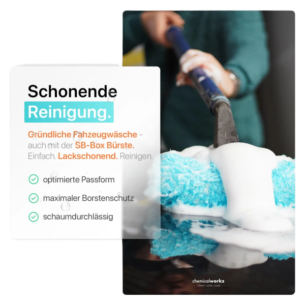 chemicalworkz Wash Brush Cover V2 1400GSM Türkis 17×25cm